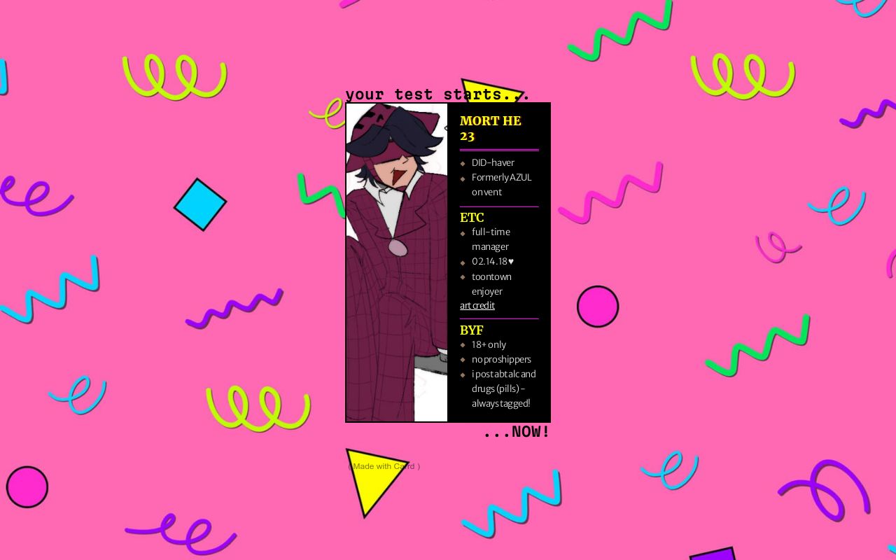 Carrd profile picture for @prince